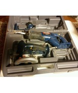 Ryobi 18.0v Power Tool Set &amp; Case Skil Saw Sawall Flashlight No Batteries - £59.26 GBP