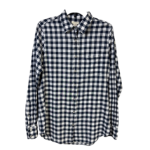 J.crew Womens Button Up Shirt Multicolor Gingham Long Sleeve Collar Pocket XS - £22.28 GBP