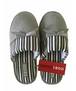 Izod Ladies Women&#39;s Summer Slippers Scuffs Slides Striped Sz Medium 7-8 ... - £19.15 GBP