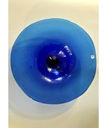 Blenko Large - 18&quot; Diameter - Centerpiece Bowl Round Sapphire Blue Vintage - £143.43 GBP