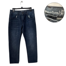 Polo Club Men’s Dark Wash Straight Leg Jeans Size 30x30 - $370.68 MXN