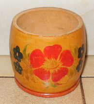 Vintage Handmade Mini wooden Cup Made in USSR Soviet Union - $23.91