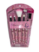 Hello Kitty 5-piece Makeup Brush Set - Powder Eyeshadow Eyebrow Liner - $10.99
