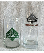 2 New Summit Brewing Co Beer Glasses Unchained Series &amp; Can Shaped - £22.44 GBP