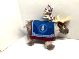 Disney Store Plush Sven Olafs Frozen Adventure Stuffed Toy 15 in T Antlers Decor - £17.91 GBP