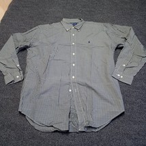 Ralph Lauren Shirt Men 15 1/2 32/33 Green Yarmouth Woven Black Watch Plaid - $244.23 MXN
