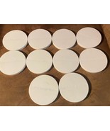 Bath &amp; Body Works 3-Wick Candle Metal Lids Only White Lot of 10 New Craf... - €10,86 EUR