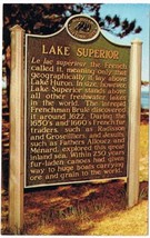 Michigan Postcard Marquette Munising Lake Superior Historical Site - £1.65 GBP