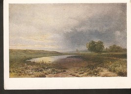 USSR ART Postcard Painting Wet Meadow Nasse Wiese by Vasilyev State Tretyakov - £4.23 GBP