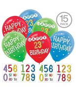Add Any Age Latex Balloons Birthday Party Decor Supplies 15 Per Package NEW - €5,92 EUR