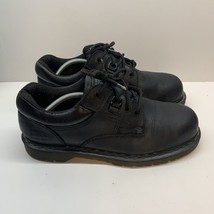 DR. MARTENS Men's 13 Heritage Steel Toe Oxford Lace Up Work Shoe Black 0071 EUC - £46.72 GBP