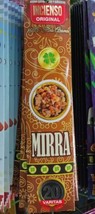 3X MIRRA INCENSIO ORIGINAL /MYRRH  INCENSE - 3 CAJAS 20 PAJUELAS c/u ENV... - $261.83 MXN