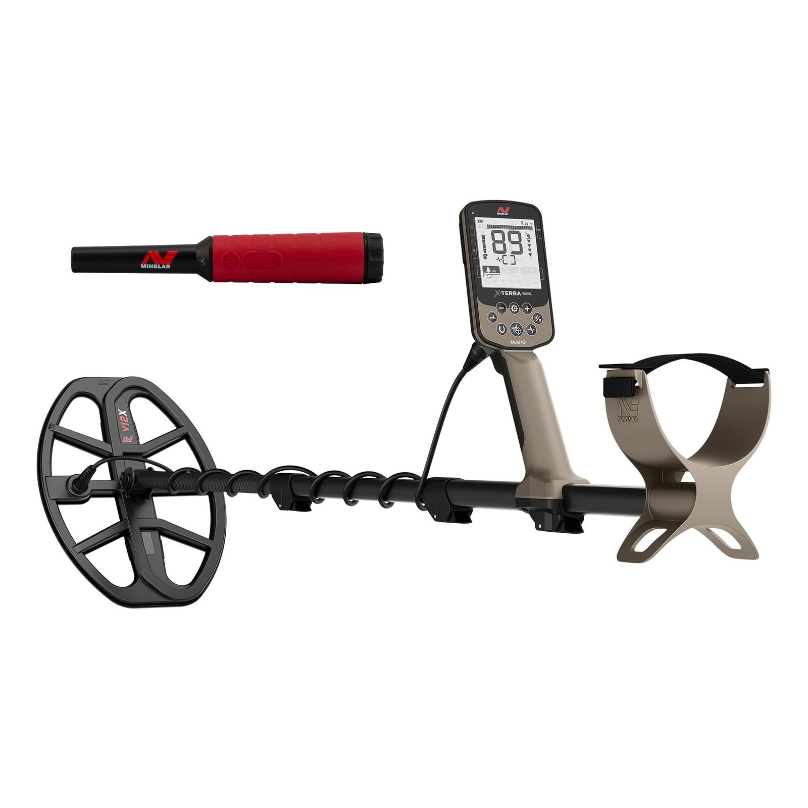 MINELAB X-Terra Elite Bundle, Waterproof, All Terrain Metal Detector for Adults,