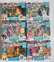 6 New My Little Pony Friendship is Magic 2.5&quot; Mini PlaySets 2017 Complete LOT - £75.31 GBP