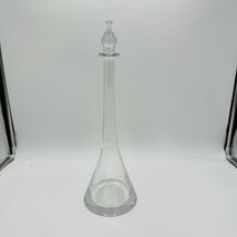 Orrefor Sweden Crystal by Olle Alberius Decanter Glasbruk 18in Large Hom... - $103.50