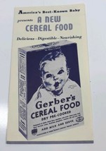 Gerber Baby Cereal Baby Food Advertisement 1939 - $9.99