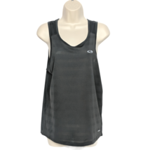 Champion Womens Duo Dry Athletic Tank Top Size Small Gray Scoop Neck - $25.74