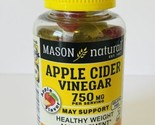 Mason Natural Apple Cider Vinegar 750 mg 60 Gummies Exp 01/2025 - £13.15 GBP