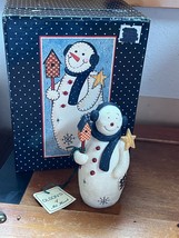Lang &amp; Wise Ellen Stouffer Resin Ready for Snowmom in Stitches Resin SNO... - £8.85 GBP