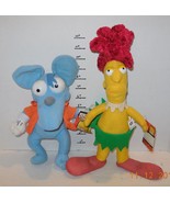 The Simpsons plush lot 10&quot; ITCHY and 12&quot; Sideshow Bob Rare VHTF - £37.76 GBP