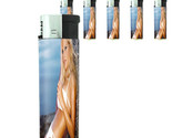 French Pin Up Girls D9 Lighters Set of 5 Electronic Refillable Butane  - £12.62 GBP