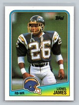 Lionel James #207 1988 Topps San Diego Chargers - £1.41 GBP