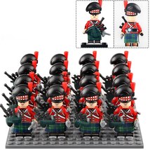 16pcs Napoleonic Wars Scottish Bagpiper Soldiers Minifigure, Napoleonic Figures - £27.96 GBP