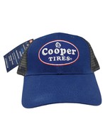 Cooper Tires Blue Gray Truck Mesh Back Snapback Hat NWT CapAmerica - £15.54 GBP
