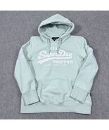 Superdry Burgundy Fleece LinedVintage Logo Embroidered Zip Hoodie, Women... - $275.79 MXN