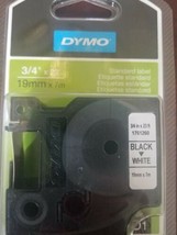DYMO Standard D1 Labeling Tape, LabelManager Label, 3/4&quot; , Black Print - £23.64 GBP