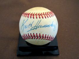 Keith Hernandez Cards Mets Near Rookie Signed Auto Feeney Onl Gu&#39;ed Baseball Jsa - £159.03 GBP