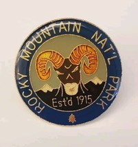 ROCKY MOUNTAIN NATIONAL PARK Est&#39;d 1915 Colorado Souvenir Lapel Hat Pin ... - £14.63 GBP