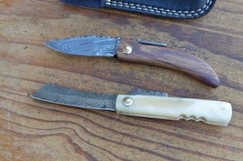 2 damascus 100% handmade beautiful tanto knife From The Eagle Collection M1603 - £58.38 GBP