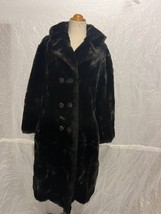 Tissavel 50s 60s Vintage Women&#39;s Faux Fur Evening Coat - £49.84 GBP