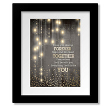 I Love You Always Forever, Donna Lewis - Song Lyric Art - Print Canvas o... - $18.81+