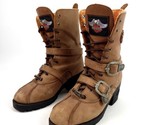 Harley-Davidson Women&#39;s Motorcycle Boots Brown Unknow Size - $38.51