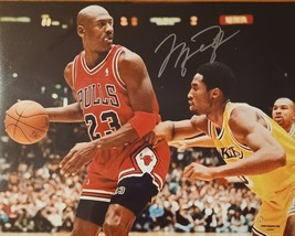 Michael Jordan Autographed Hand Signed 11x14 Photo Chicago Bulls Coa Gaa - £204.89 GBP