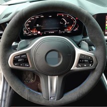 Steering Wheel Cover for Bmw G30 G31 G32 G20 G21 G14 G15 G16 X3 G01 X4 G02 X5 - £37.54 GBP