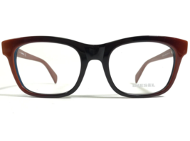 Diesel Eyeglasses Frames DL5079 col.050 Black Brown Square Full Rim 53-1... - £54.78 GBP