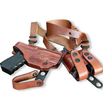 Fits Kimber Carry II 45 ACP 4”BBL Leather Shoulder Holster Double Mag #1468# RH image 7