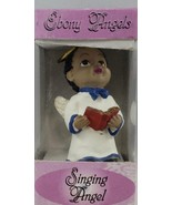 Vintage Ebony Angels Singing Angel Figurine, Shade - 8010D Cafe au Lait - $41.66 CAD