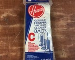 Hoover Type C Genuine Vacuum Bags 4 Pack BW141-7 - $8.90