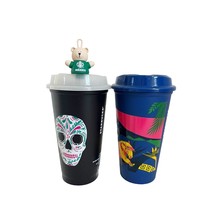 STARBUCKS Mexico Reusable Hot Cups 20th Anniversary + Day of the Dead + Stopper - £15.18 GBP