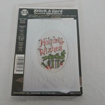 Needlemagic NMI Stitch a Card Counted Cross Stitch 7063 Christmas Holiday Wishes - £6.27 GBP