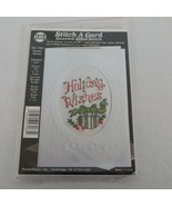 Needlemagic NMI Stitch a Card Counted Cross Stitch 7063 Christmas Holida... - £6.14 GBP