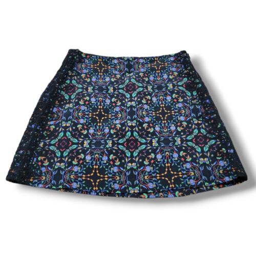 Primary image for Zara Skirt Size Medium W29" Waist Zara Women Skirt Mini Skirt Floral Embroidery