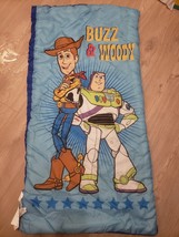 Toy Story Buzz And Woody Sleeping Bag And Carry Bag Rare - £15.17 GBP