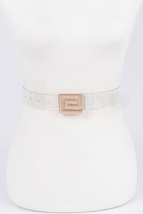Metal Buckle Vegan Belt - $19.55