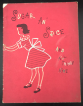 VTG 1951 Westinghouse Cookbook Sugar An&#39; Spice And All Things Nice - £7.56 GBP