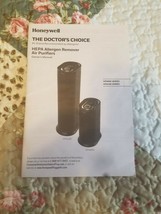 Manual Only~Honeywell The Doctor&#39;s Choice Allergen Remover Air Purifier - $4.94